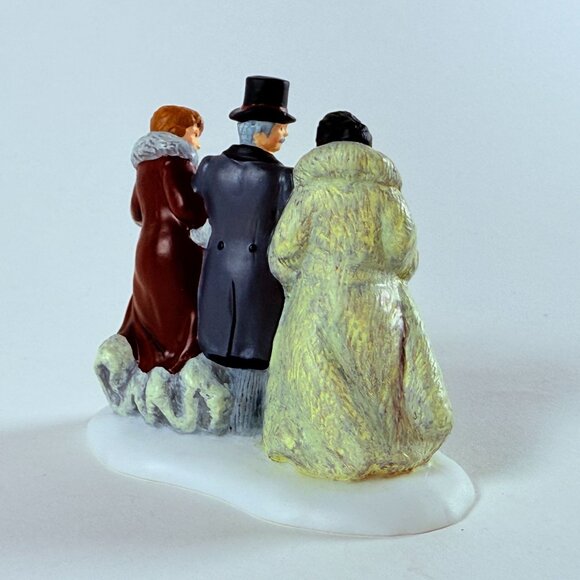 Dept 56 On To The Show Hand-Painted Ceramic Christmas Village Figurine - Picture 6 of 10